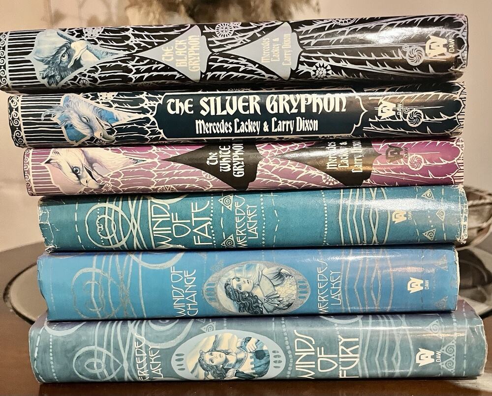 Mercedes Lackey 6 Book Hardcover Lot - Mage Wars & Mage Winds Trilogies Valdemar